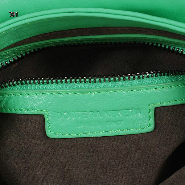 Bottega Veneta intrecciato nappa cross body bag BV13006 light green
